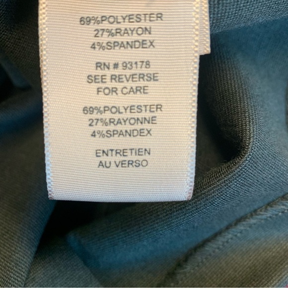 PHILOSOPHY dark charcoal gray stretchy pencil skirt Sz 10 - Picture 7 of 11